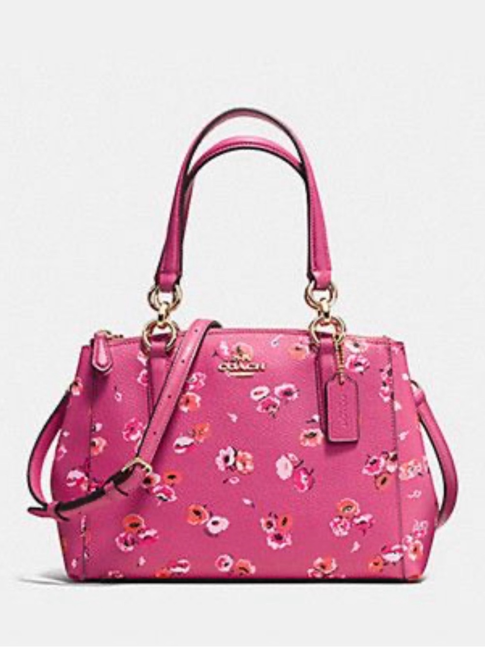 Coach Mini Christie Carryall Small Wildflower Print